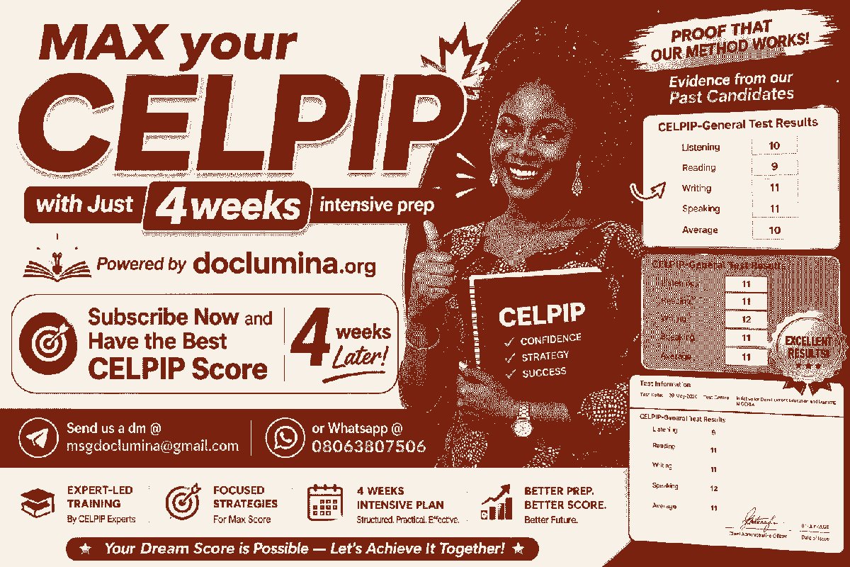 Max Your CELPIP in Just 4 Weeks