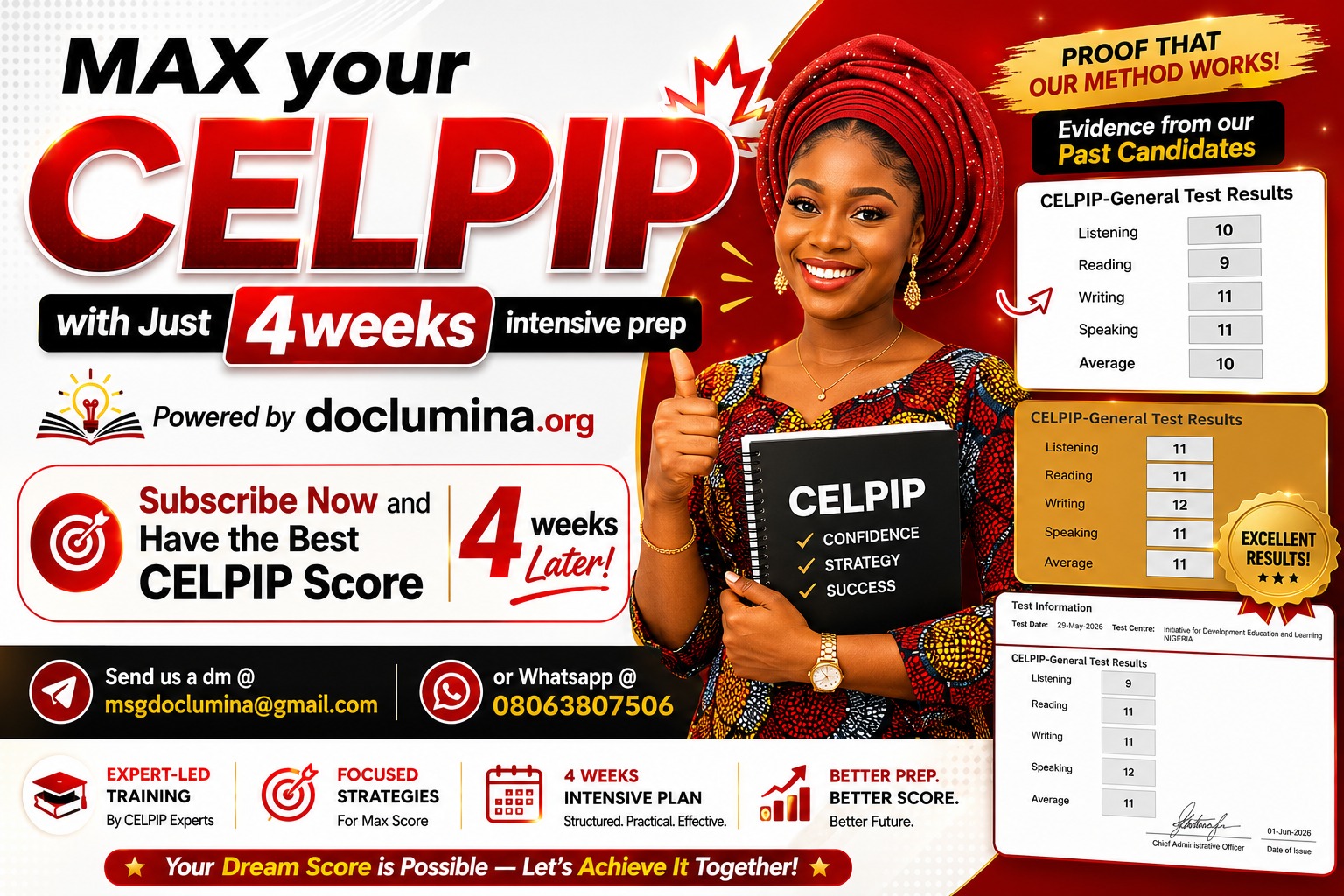 CELPIP Intensive Prep Banner